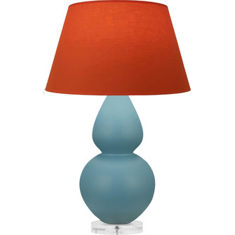 Matte Steel Blue Double Gourd Table Lamp (237|MOB62T)