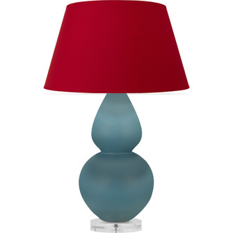 Matte Steel Blue Double Gourd Table Lamp (237|MOB62R)