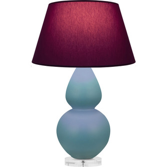 Matte Steel Blue Double Gourd Table Lamp (237|MOB62P)