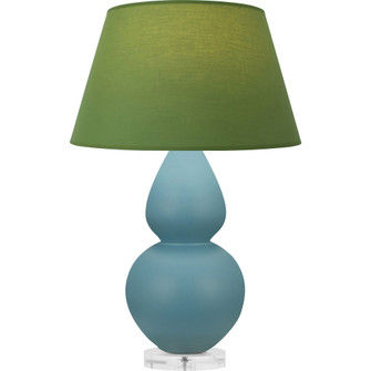Matte Steel Blue Double Gourd Table Lamp (237|MOB62G)