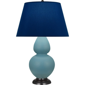 Matte Steel Blue Double Gourd Table Lamp (237|MOB57N)