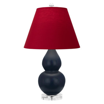 Matte Midnight Blue Small Double Gourd Accent Lamp (237|MMB53R)
