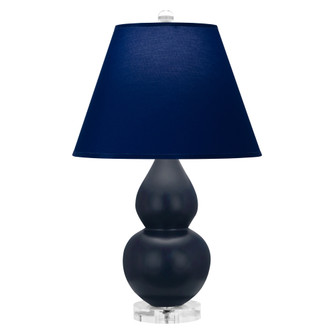 Matte Midnight Blue Small Double Gourd Accent Lamp (237|MMB53N)
