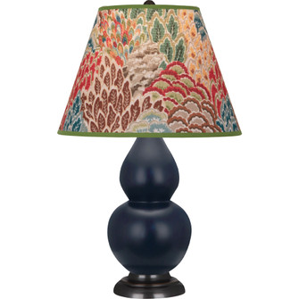 Matte Midnight Blue Small Double Gourd Accent Lamp (237|MMB51F)