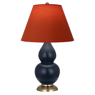 Matte Midnight Blue Small Double Gourd Accent Lamp (237|MMB50T)