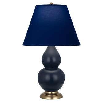 Matte Midnight Blue Small Double Gourd Accent Lamp (237|MMB50N)