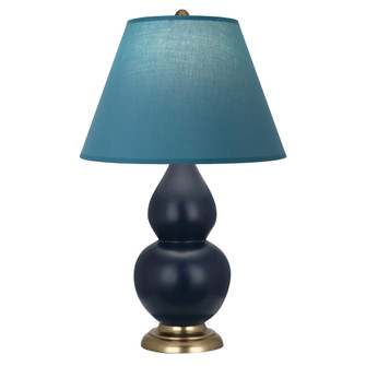 Matte Midnight Blue Small Double Gourd Accent Lamp (237|MMB50B)
