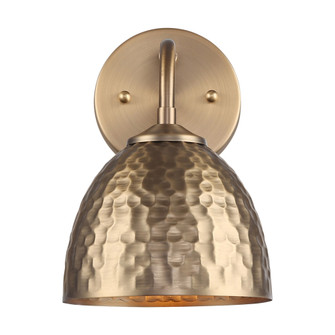 Golden Lighting Shepard 1-light Wall Sconce in Modern Brass and Modern Brass shade (36|6950-1W MBS-MBS)