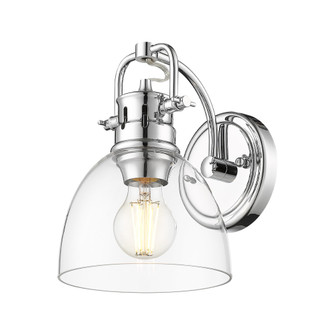 Yep by Golden Lighting Duncan 1-light Vanity in Chrome and Clear Glass (36|3602-BA1 CH-CLR)
