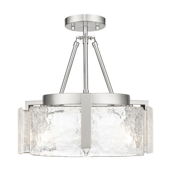 Yep by Golden Lighting Aenon 3-light Semi-Flush Mount in Pewter (36|3164-3SF PW-HWG)