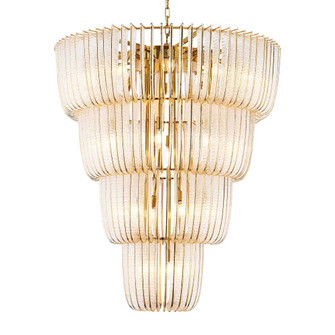 Ziva by Golden Lighting Shahi 29-light Chandelier in Titanium Gold (36|4285-29 TG)