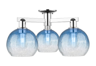 Brookhaven Globe - 3 Light - 6 inch - Polished Chrome - Semi-Flush Mount (3442|716-3F-PC-G483-8SB)
