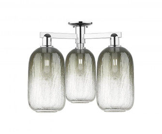 Brookhaven Cloche - 3 Light - 6 inch - Polished Chrome - Semi-Flush Mount (3442|716-3F-PC-G482-7SL)