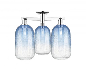Brookhaven Cloche - 3 Light - 6 inch - Polished Chrome - Semi-Flush Mount (3442|716-3F-PC-G482-7SB)
