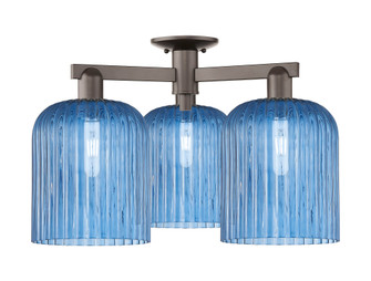 Bridal Veil - 3 Light - 26 inch - Oil Rubbed Bronze - Semi-Flush Mount (3442|716-3F-OB-G559-8BL)