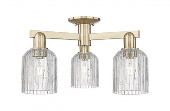 Bridal Veil - 3 Light - 6 inch - Champagne Bronze - Semi-Flush Mount (3442|716-3F-CB-G559-5CL)