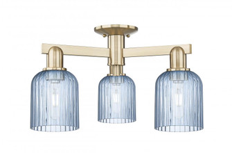 Bridal Veil - 3 Light - 6 inch - Champagne Bronze - Semi-Flush Mount (3442|716-3F-CB-G559-5BL)