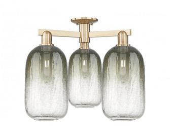 Brookhaven Cloche - 3 Light - 6 inch - Champagne Bronze - Semi-Flush Mount (3442|716-3F-CB-G482-7SL)