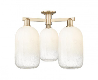 Brookhaven Cloche - 3 Light - 6 inch - Champagne Bronze - Semi-Flush Mount (3442|716-3F-CB-G482-7OP)