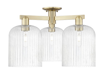 Bridal Veil - 3 Light - 26 inch - Antique Brass - Semi-Flush Mount (3442|716-3F-AB-G559-8SDY)