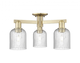 Bridal Veil - 3 Light - 6 inch - Antique Brass - Semi-Flush Mount (3442|716-3F-AB-G559-5SDY)