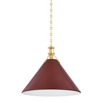 Painted No. 2 Pendant (57|MDS352L-AGB/CRN)