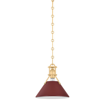 Painted No.2 Pendant (57|MDS351-AGB/CRN)