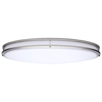 Glamour; LED 32 Inch Oval Flush Mount; Brushed Nickel Finish; 27K/3K/35K/4K/5K CCT Selectable (81|62/1881)