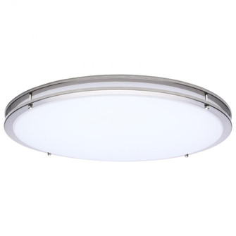 Glamour; LED 24 Inch Flush Mount; Brushed Nickel Finish; 27K/3K/35K/4K/5K CCT Selectable (81|62/1878)