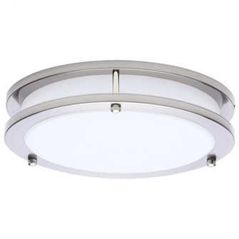 Glamour; LED 10 Inch Flush Mount; Brushed Nickel Finish; 27K/3K/35K/4K/5K CCT Selectable (81|62/1875)