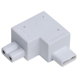L-Connector; Right Angle; White Finish (81|63/415)