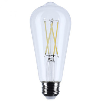 8 Watt ST19 LED; Medium Base; Clear; 5000K CCT; 120 Volt (27|S12536)