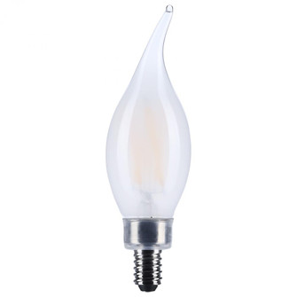 4 Watt CA10 LED; Candelabra Base; Frost Finish; 3500K CCT; 120 Volt (27|S12507)