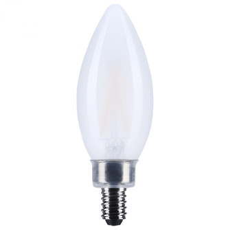 3 Watt B11 LED; Candelabra Base; Frost Finish; 3000K CCT; 120 Volt (27|S12491)