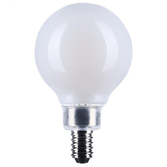 4.5 Watt G16.5 LED; Candelabra Base; White Finish; 3000K CCT; 120 Volt (27|S12474)