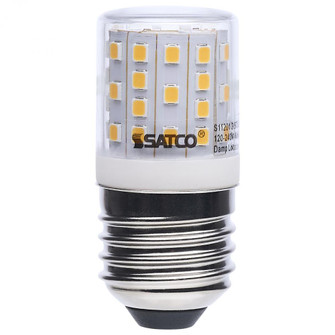 3.5 Watt T14 LED; 3000K CCT; European Medium Base; Clear Finish; Appliance Lamp; 120-240 Volt (27|S11201)