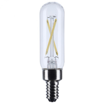 2.8 Watt T6 LED; Candelabra Base; Clear; 3000K CCT; 120 Volt (27|S12518)