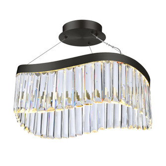 Jules Integrated LED Chandelier 19'', Black (12|AC12206BK)