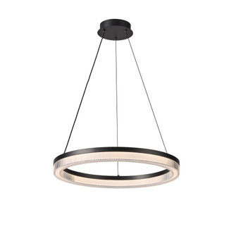 Ari Integrated LED Pendant 24'', Black (12|AC6834BK)