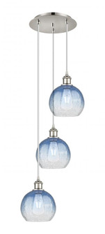 Brookhaven Globe - 3 Light - 14 inch - Polished Nickel - Cord Hung - Multi Pendant (3442|113B-3P-PN-G483-8SB)
