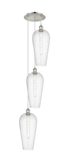 Chelsea - 3 Light - 15 inch - Polished Nickel - Cord Hung - Multi Pendant (3442|113B-3P-PN-G456-8SDY)