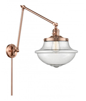 Oxford - 1 Light - 12 inch - Antique Copper -Adjustable Swing Arm (3442|238-AC-G544)