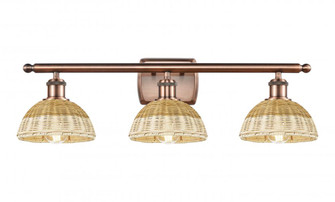 Bristol Natural II - 3 Light - 28 inch - Antique Copper - Bath Vanity Light (3442|516-3W-AC-NBD2-75-NAT)