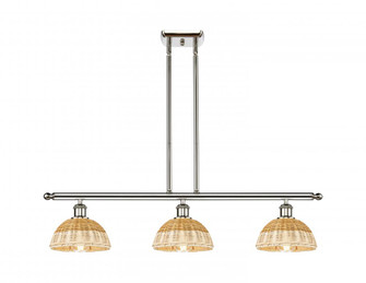 Bristol Natural II - 3 Light - 36 inch - Polished Nickel - Stem Hung - Island Light (3442|516-3I-PN-NBD2-75-NAT)