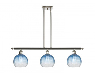Brookhaven Globe - 3 Light - 36 inch - Polished Nickel - Stem Hung - Island Light (3442|516-3I-PN-G483-8SB)