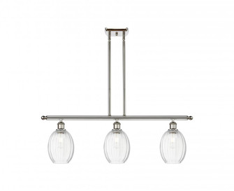 Preston Bulb - 3 Light - 36 inch - Polished Nickel - Stem Hung - Island Light (3442|516-3I-PN-G459-6CL)