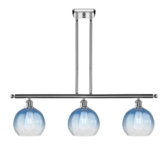 Brookhaven Globe - 3 Light - 36 inch - Polished Chrome - Stem Hung - Island Light (3442|516-3I-PC-G483-8SB)