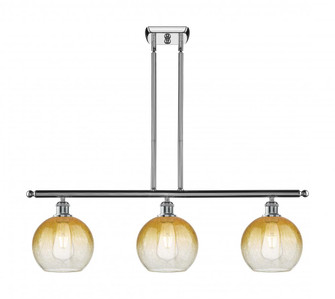 Brookhaven Globe - 3 Light - 36 inch - Polished Chrome - Stem Hung - Island Light (3442|516-3I-PC-G483-8AM)