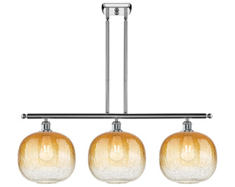 Brookhaven Sphere - 3 Light - 37 inch - Polished Chrome - Stem Hung - Island Light (3442|516-3I-PC-G481-10AM)