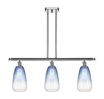 Brookhaven Almond - 3 Light - 36 inch - Polished Chrome - Stem Hung - Island Light (3442|516-3I-PC-G480-6SB)
